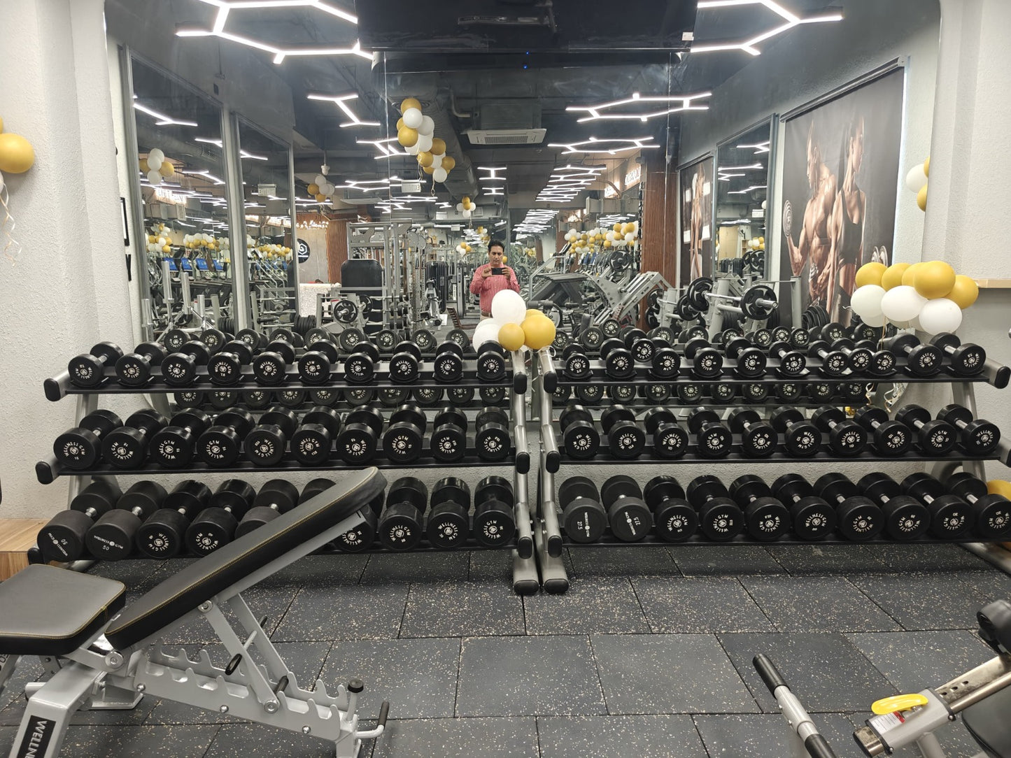 Commercial gym setup